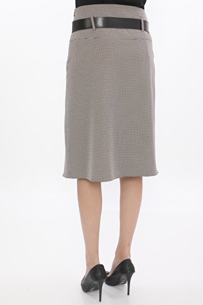 SORALLİNE FEMEI FUSTA A PIXATĂ 722 MODEL PERLA SPICE 65 CM CU CĂptușeală GÂT