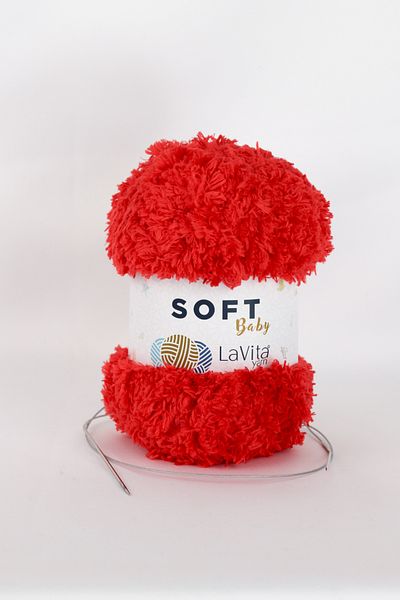 LaVita Yarn  Soft Baby Velvet Thread Amigurumi 3 Pack Hand Knitted Thread Taka Yarn (2313-Pomegranate Cicegi)