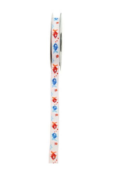 Kazanabil Undersea Patterned Jacquard Ribbon Ribbon 1.5Cmx10Mt