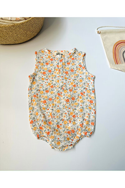 Zebra NEWBORN DOUBLE LAYER MUSLIN CHAPE JUMPSUIT