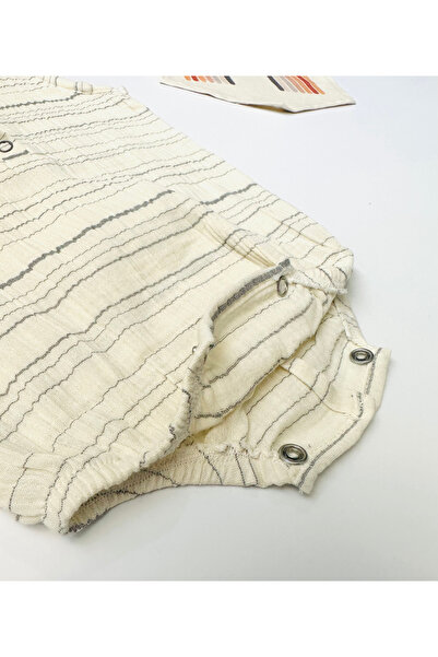 Zebra NEWBORN DOUBLE LAYER MUSLIN CHAPE JUMPSUIT