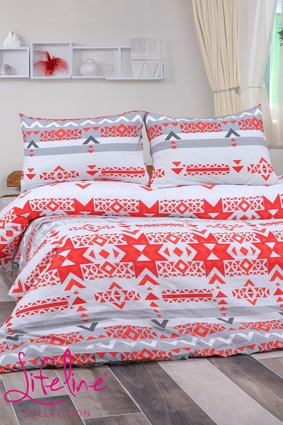 Life Line Double Duvet Cover Set Cotton