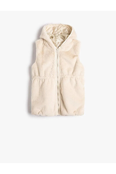 Koton 4wkg20002ak Жилетка за момиче Екрю