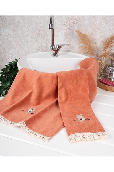 Baveno 100% бавовна, подвійний, 40x66 см, з вишитим візерунком, рушник для рук і обличчя/набір рушників