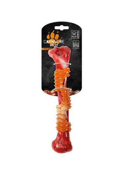 M-PETS CARNIVORE BOOMERANG BONE PASTURING FLAVORED BONE TEETER DOG TOY