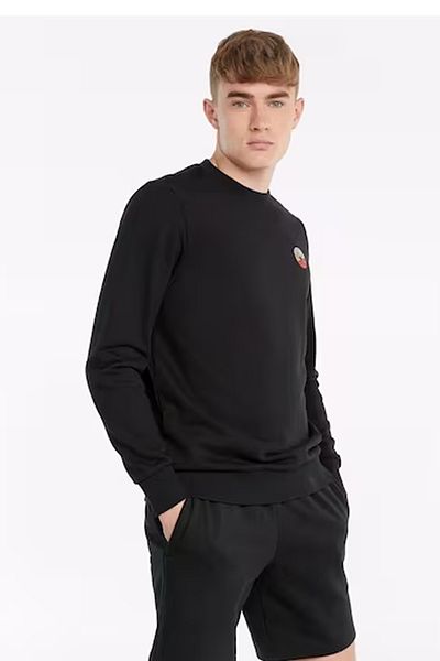 Puma Men Sportswear Fit Long Sleeve Training Sweatshirt, Black