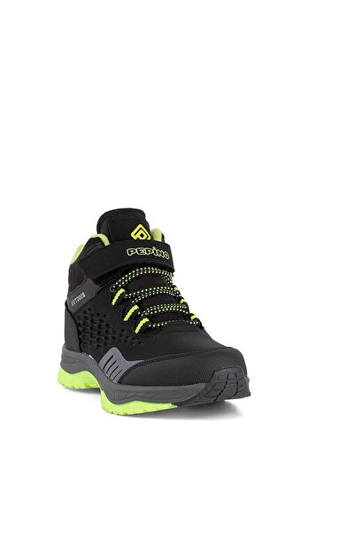 pepino 1391Flet Trekking Bot Siyah-Fosfor Sarı Çocuk Bot