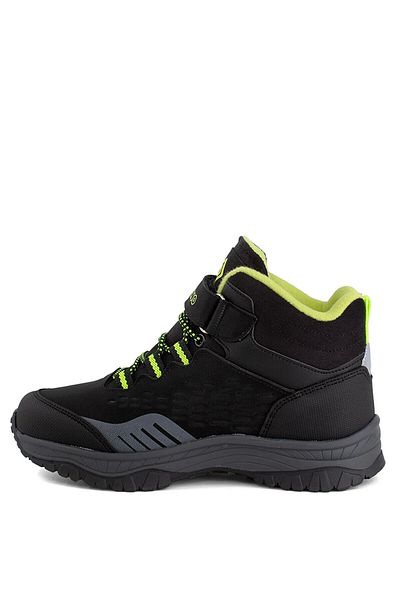 pepino 1391Flet Trekking Boots Μαύρο-Φωσφορίου Κίτρινο Παιδικές Μπότες