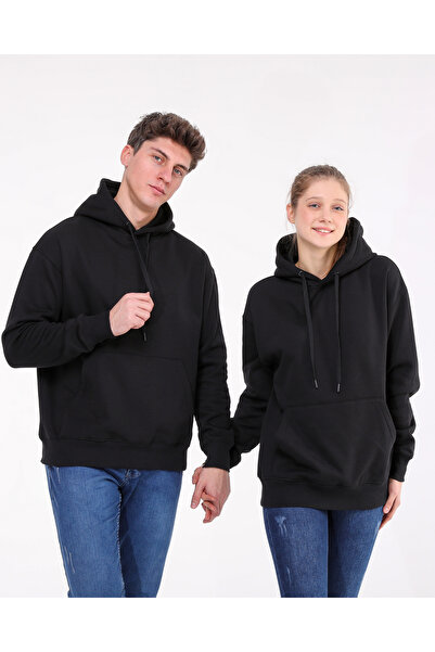 RED RACE Siyah Oversize Sweatshirt