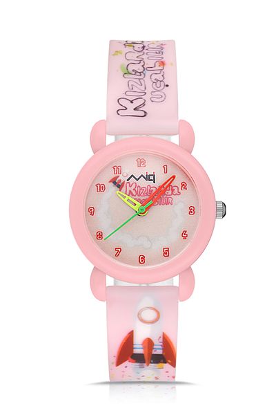 Polo Air Colorful Girl's Wristwatch with Rocket Figure CK-0021C