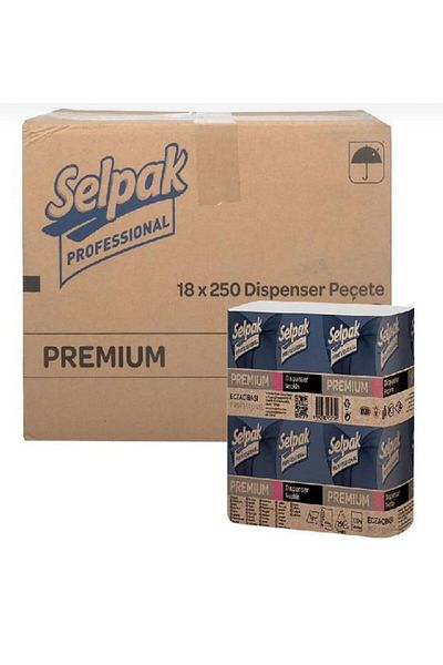 Selpak Premium Dispenser Napkin 18*250