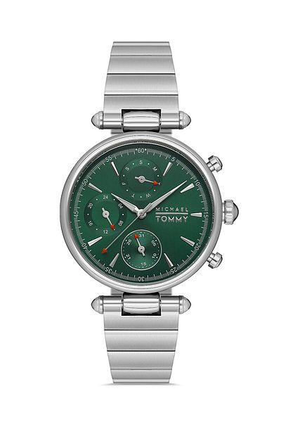 MICHAEL TOMMY Women's Steel Wristwatch - Mt-20258L-Bbyy73
