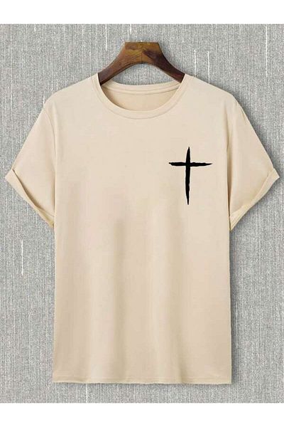 MAGORS Κόκκινο μπλουζάκι από βαμβακερό στάμπα Pilgrim