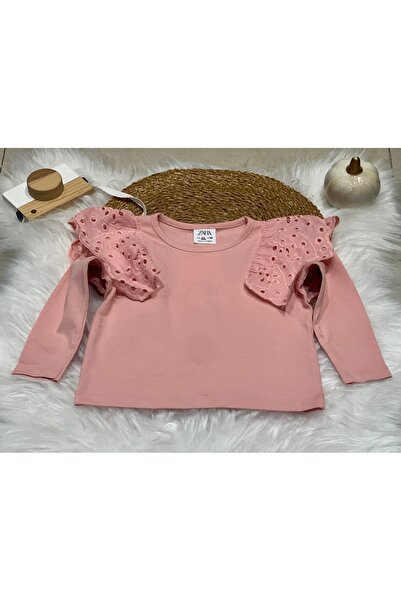 bebitomkids فتاة 2-12 سنة مطرزة بأكمام طويلة بادي