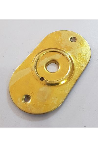 NSP STEEL DOOR LOCK MUTTLE WITHOUT COVER SAFETY LOCK YELLOW