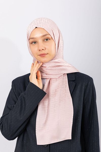 hijabchi Γεωμετρικό Σχέδιο Ζακάρ