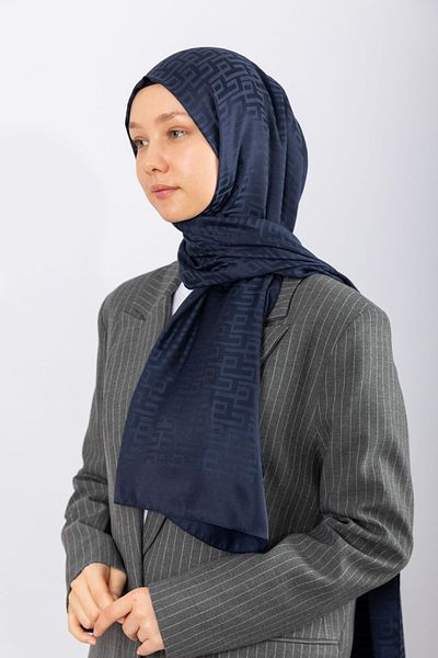 hijabchi Γεωμετρικό Σχέδιο Ζακάρ