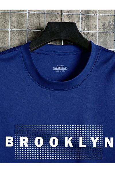 MOONBULL Ανδρικό μπλουζάκι Brooklyn NewYork Oversize