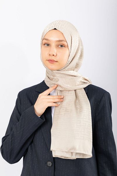 hijabchi Design geometric jacquard