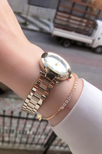 Homies WOMEN'S WRIST WATCH CUT GLASS BRACELET WITH GIFT