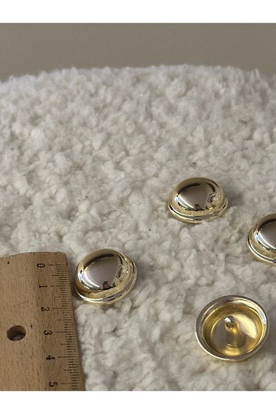 ODDA TASARIM ATÖLYESİ Design round coat button gold