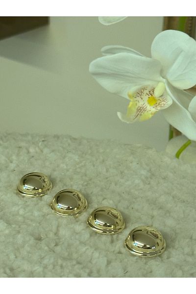 ODDA TASARIM ATÖLYESİ Design round coat button gold