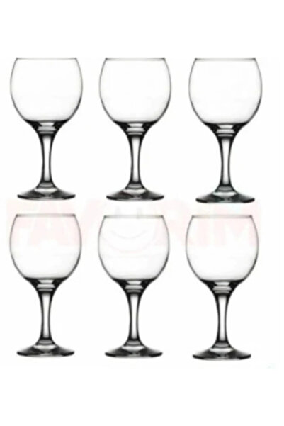FAYA HOME Pasabahce Bistro 12 Grain Footed Water Soft Drink Red White Wine Goblet and Cup 290Cc