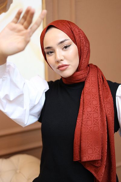 Silk Home Jacquard Deluxe Shawl - Tile