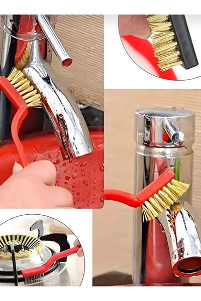 evinizin vitrini Wire Brush Set Set of 3, Hard Plastic Wire Brush
