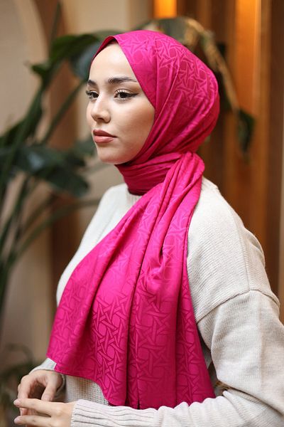 Silk Home Jacquard Deluxe Σάλι - Ροζ