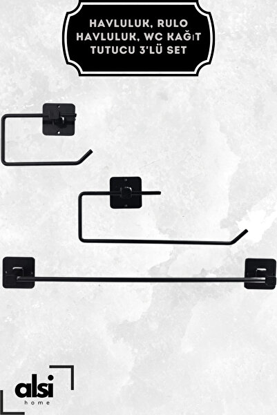 ALSİ HOME Yapışkanlı Uzun Havluluk Rulo Kağıt Havluluk Peçetelik Wc Kağıtlık ...