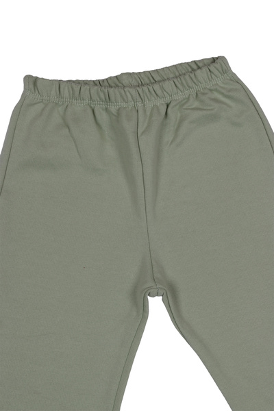 Melekpare Kız Erkek Bebek Pijama Altı Patiksiz Pantolon Basic Eşofman Altı %100 Pamuk Yumuşacık Kumaş