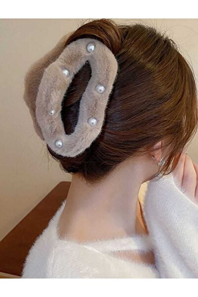 zyc Cataramă de pluș mare cu perle 13 cm