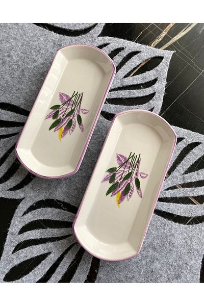 Areyma Başak Lilac Model 2-Piece Breakfast Set
