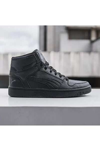 Puma Rebound LayUp SL Erkek Boğazlı Siyah Ayakkabı 36957311