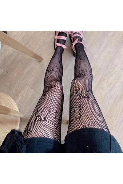 Touz Moda Gothic Hello Kitty Black Pantyhose