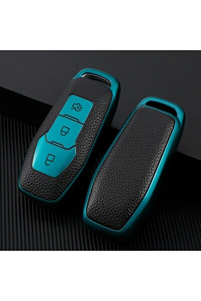 AYCANSTORE Husă TPU pentru telecomandă Ford cu 3 butoane (verde)