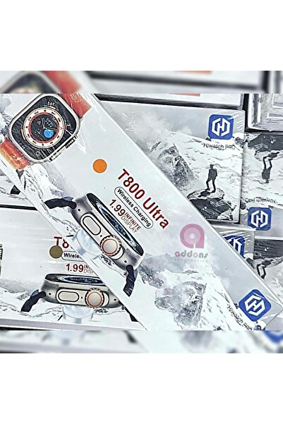 Makesis Watch 8 Ultra 45 Mm 1.99'' Ios Andorid Destekli Ekstra Kordon Hediyel...