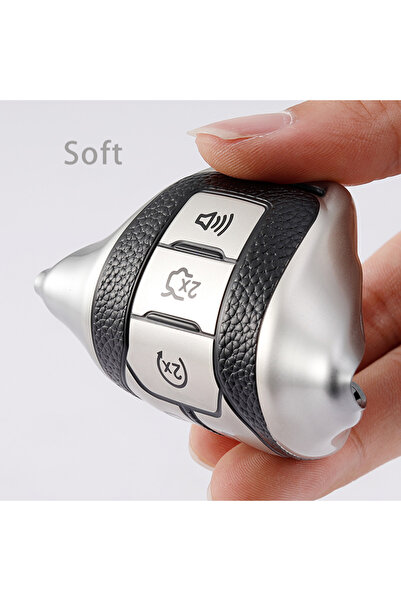 AYCANSTORE Husă Tpu pentru telecomandă Ford cu 5 butoane (roșu)