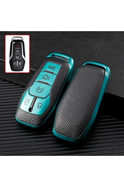 AYCANSTORE Husă Tpu pentru telecomandă Ford cu 5 butoane (verde)