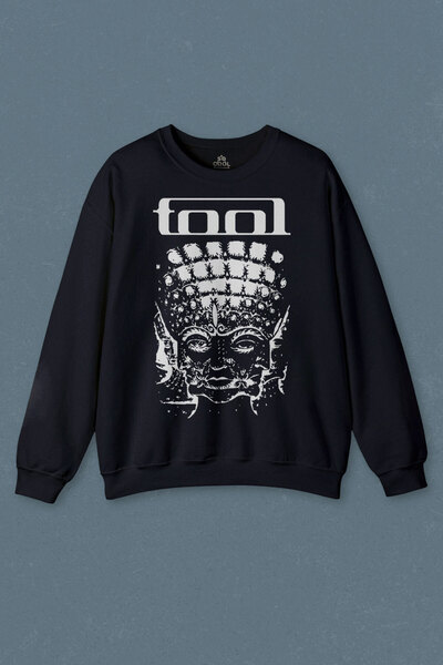 so cool سويت شيرت باللون الأزرق الداكن 10,000 يوم 10000 أداة عشرة آلاف يوم مطبوعة بالموسيقى للجنسين