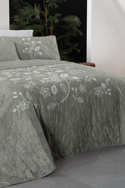 Sarev Set cuvertură de pat Klina Beige Mood Comfort single 100% bumbac