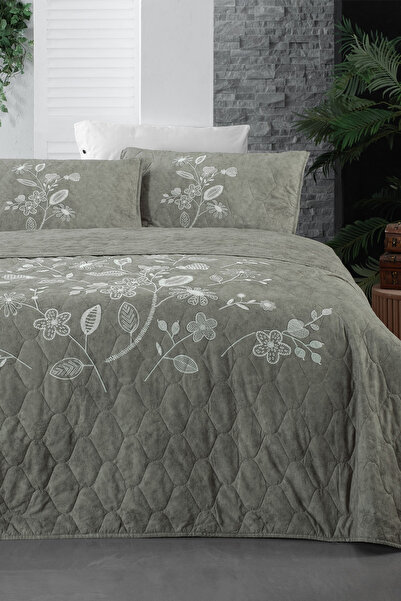 Sarev Klina Bej Mood Comfort Tek Kişilik %100 Pamuk Yatak Örtüsü Seti