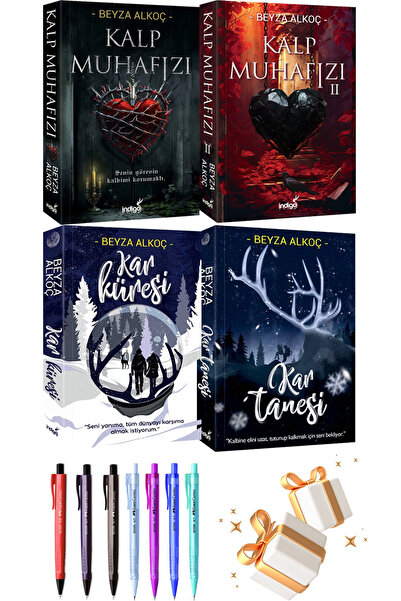 İndigo Kitap İndigo Kalp Muhafızı 2li Set ve Kar Küresi Kar Tanesi 4 Kitap + ...