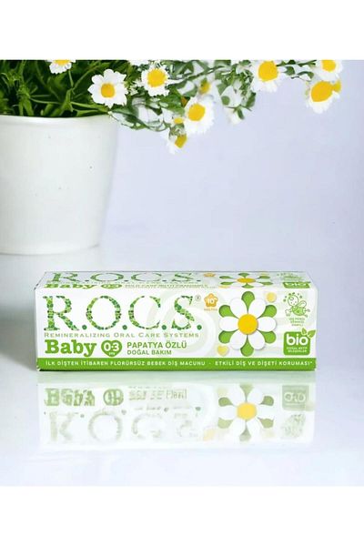 R.O.C.S. Rocs Baby 0-3 Years Chamomile Extract Toothpaste 35 Ml