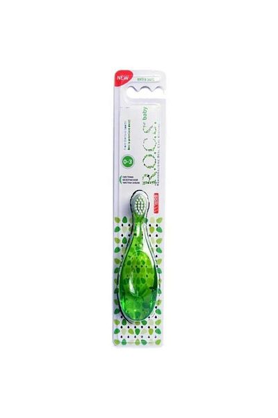 R.O.C.S. Rocs Baby Extra Soft Toothbrush for 0-3 Years Old Babies - Green