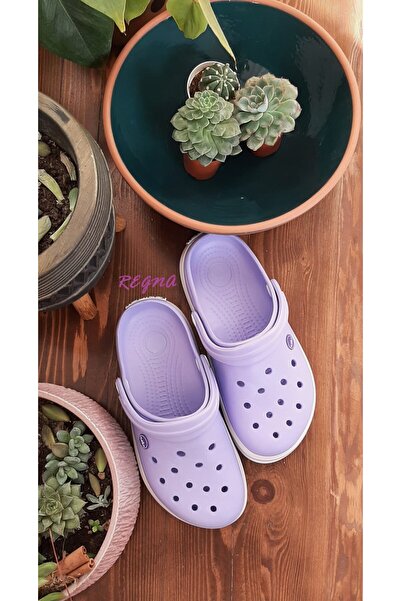 AkınalBella Lilac-White Slippers/Sandals with Lilac Helmet