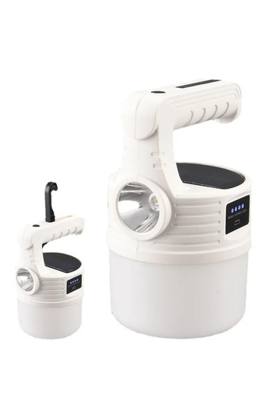 ataşbey Mx-519 Güneş Enerjili Solar Aydınlatma Kamp Çadır Lambası Kancalı Led...