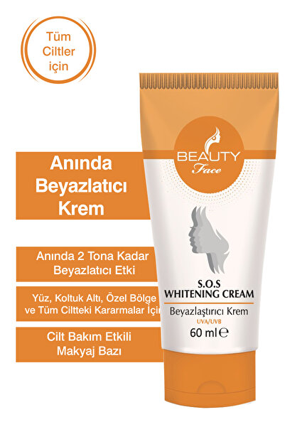 Beauty Face Anında Beyazlatıcı Kararan Özel Bölgeler Için Aydınlatıcı Sos Krem – 60 ml