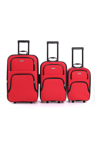 MGV V110 SPOT KUMAŞ 2 TEKER VALİZ 3LÜ SET